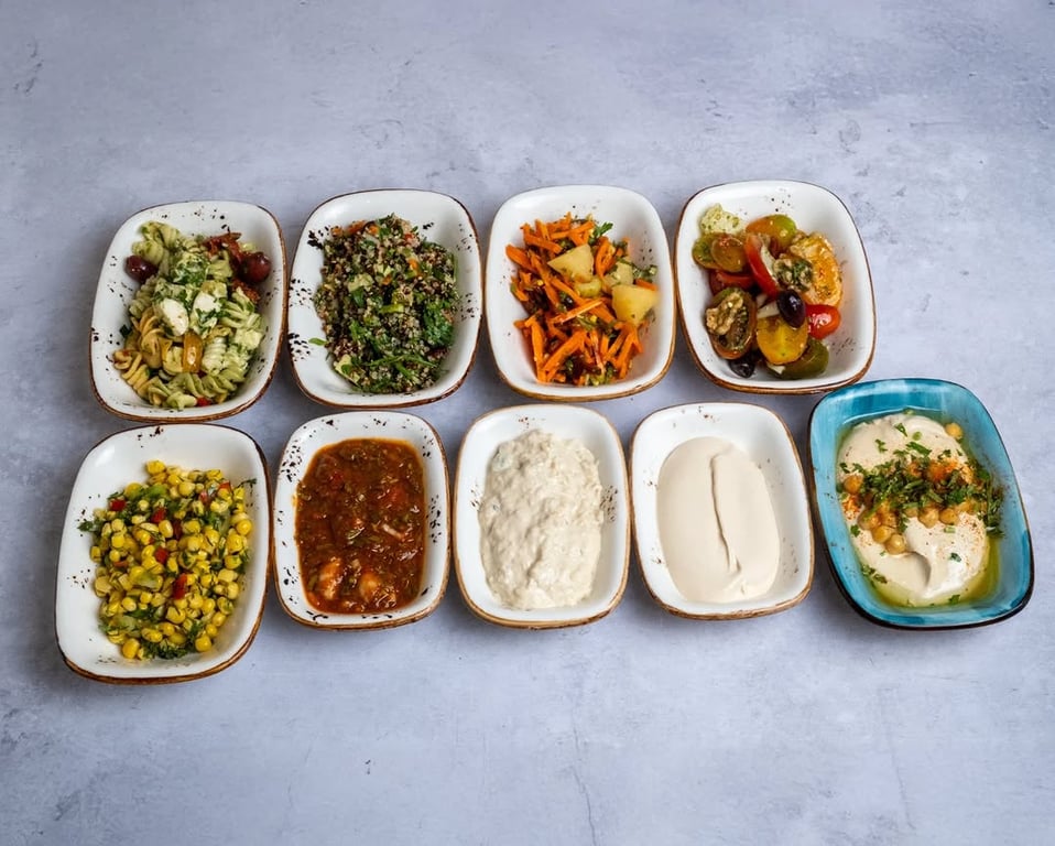 سلطات طازجة بجميع الانواع والنكهات🥗