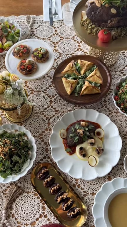 رمضان كريم أعزائي منستناكو بإفطارات مشهيه عنا