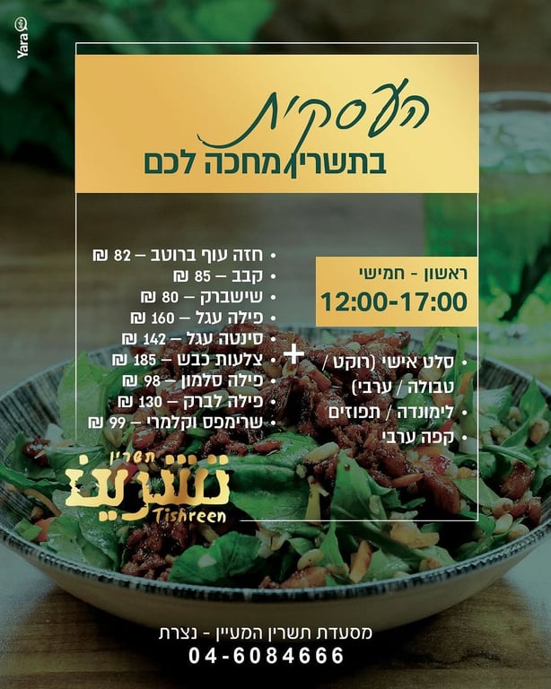 وجبة غداء عمل (עסקית צהריים)