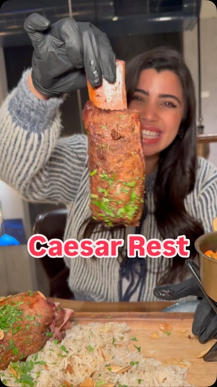 محبي اللحوم اين انتم 🥩😍؟ شارك الفيديو مع صاحبك يعزمك على @caesar.restaurant باقة الغربية.