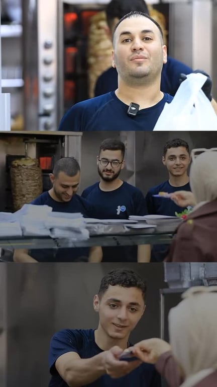 إحنا مش مطعم وبس إحنا ناس منكم وفيكم ولأنه وجعنا واحد وحزننا واحد حبينا نكون شمعة صغيرة تنور شوي من عتمة هالظروف.