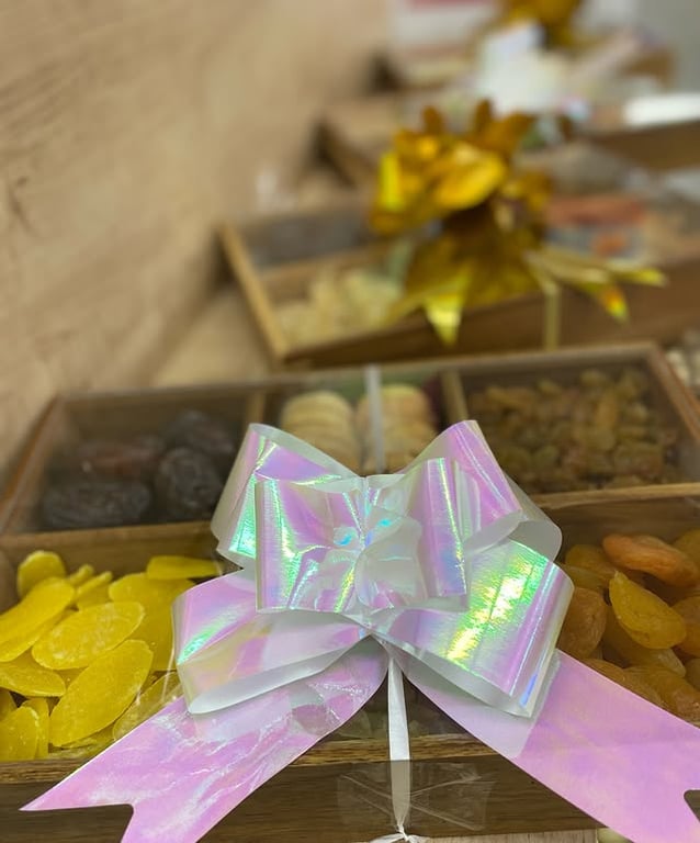 Photo by jampomrkt on March 13, 2026. May be an image of candy, platter, bow, raisin and t