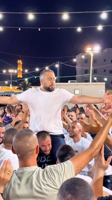 منتزة مجد الكروم يحتضن فرح العريس الغالي محمد كنعان… الف مبروك 🎉❤️